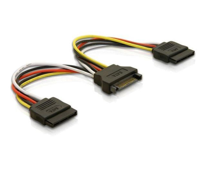 Delock Adapter SATA - 2x SATA 15cm